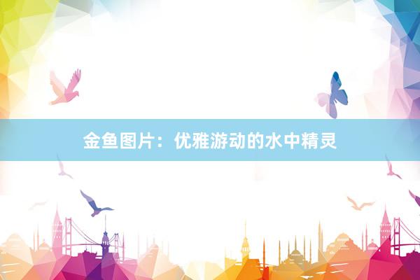 金鱼图片：优雅游动的水中精灵